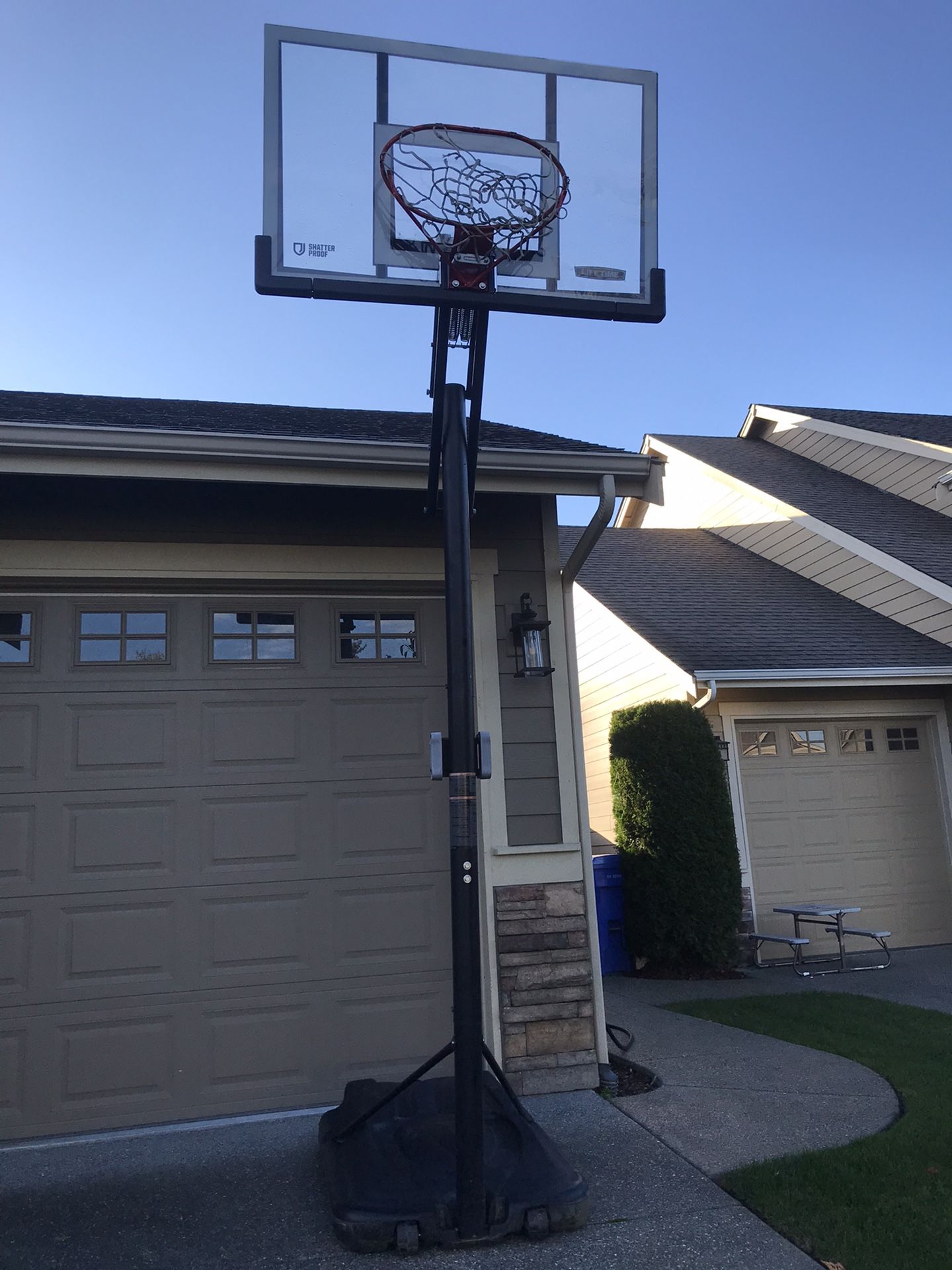 Free Basketball Hoop- sold Pending pickup tonight