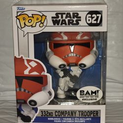 Funko Pop! Star Wars #627 332nd Company Trooper  BAM Exclusive Clone Wars NIB