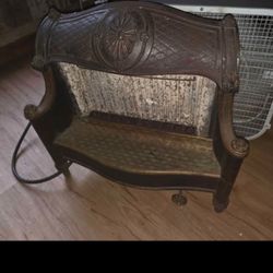 Vintage Cast Iron Gas Heater