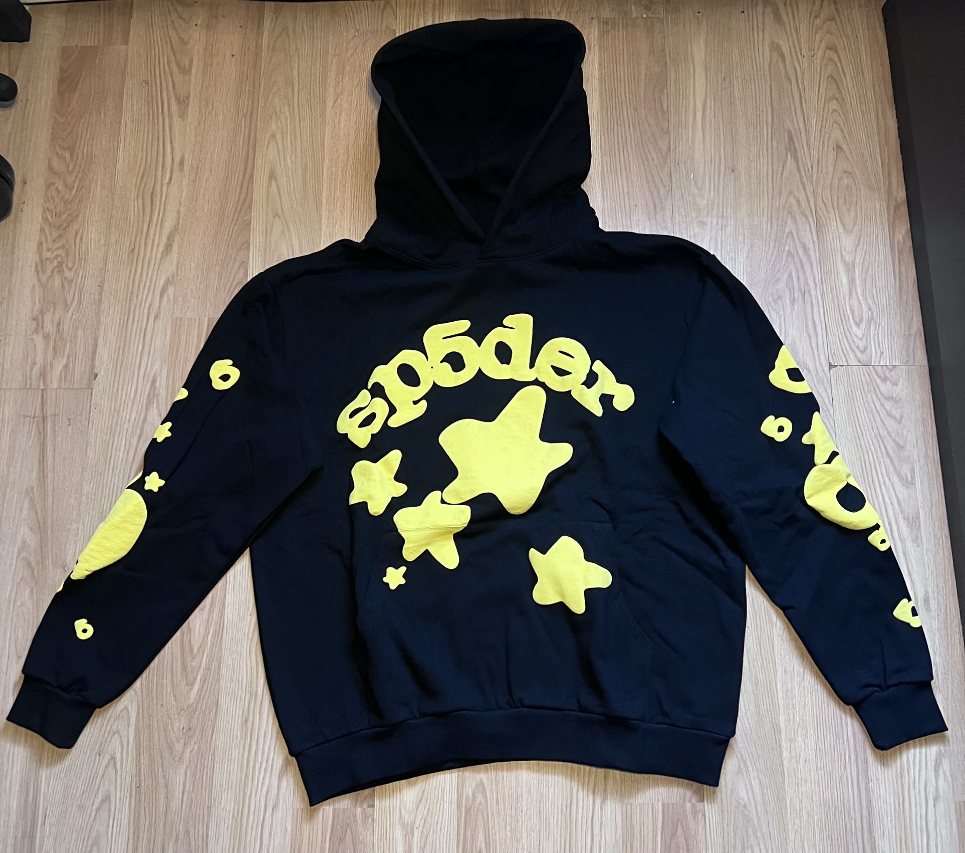 *New* Black & Yellow Sp5der Hoodie