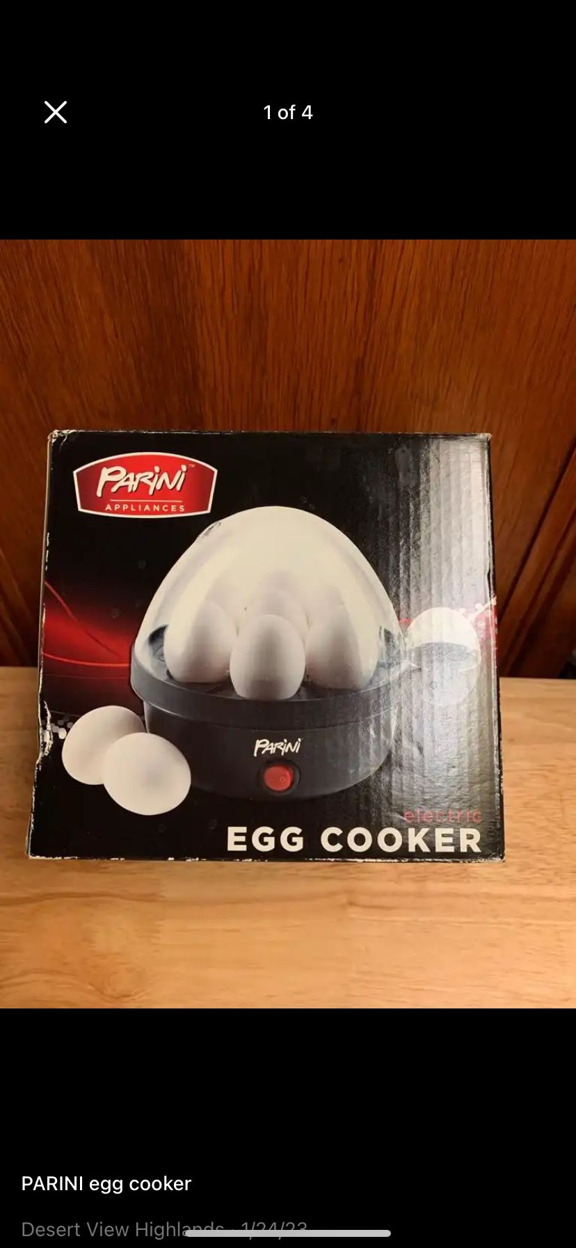 New electric egg steamer holds one to seven eggs