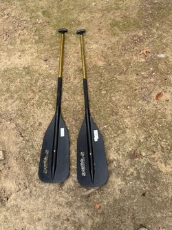 Pair of Carlisle Canoe pedals 54 inch gold shaft T grip like new