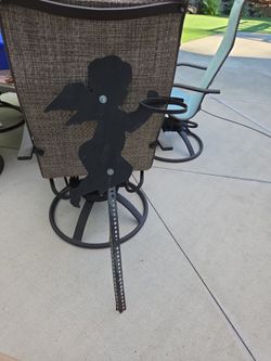 Cupid yard gardrn pot stand