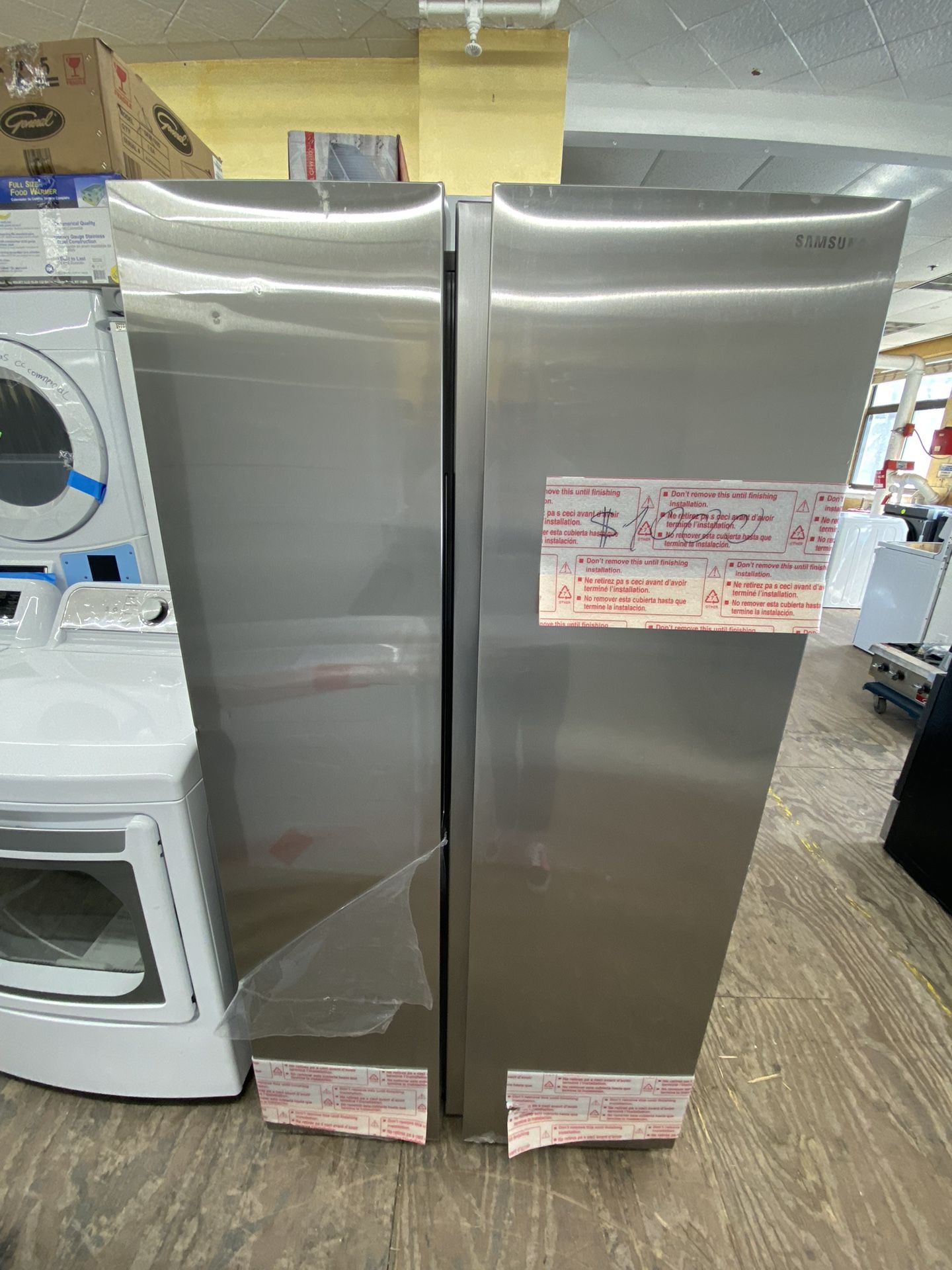 Samsung 36” Stainless Steel Side By Side Refrigerator