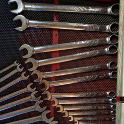 Matco SAE 12pc Long Handle Combo Wrench Set