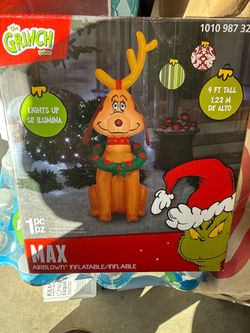 Grinch Max Airblown Inflatable 4 Ft Light-Up