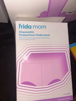 (7 left) Frida Mom Disposable Postpartum Underwear Boyshort Briefs Regular Size