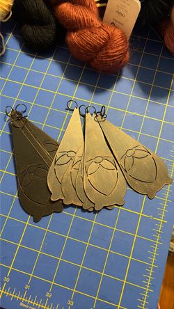 Metal gnome cut outs