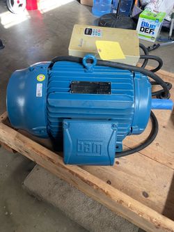 WEG 20hp electric motor with VFD