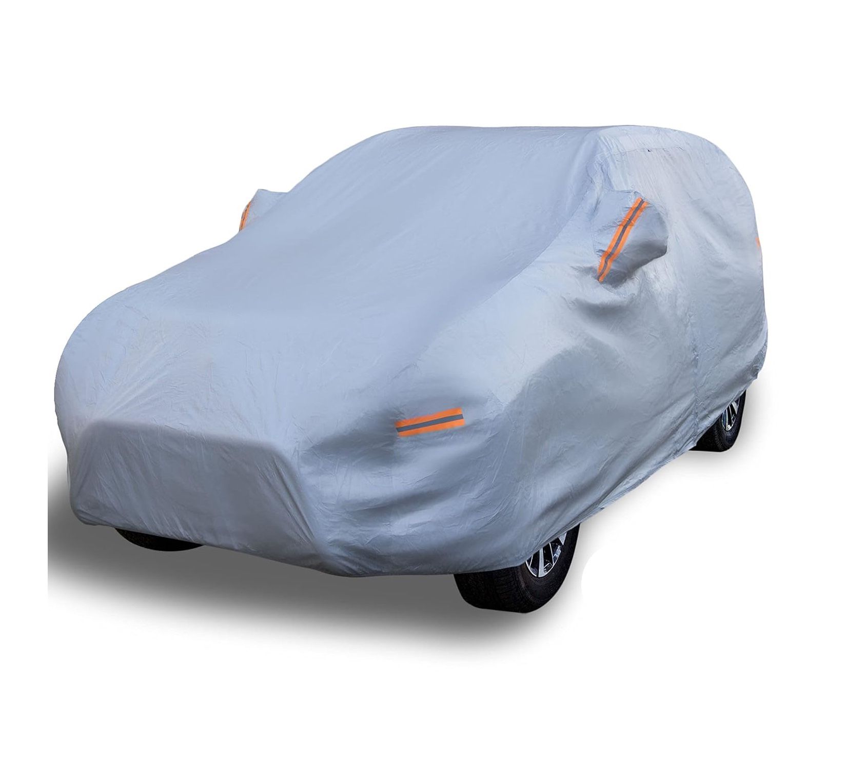 10-Layer Premium Silver SUV Car Cover Outdoor Exterior Car Cover Waterproof All Weather NEW Silver