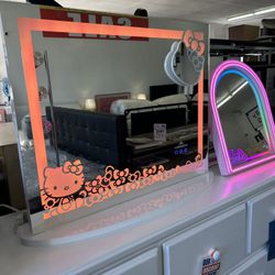 Hello Kitty RGB Plus BOWS Vanity Mirror