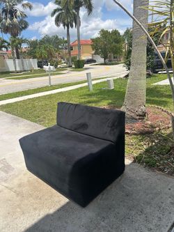 Suede Couch