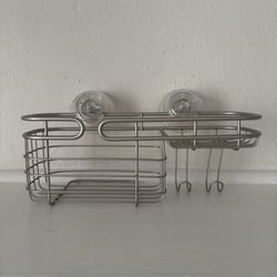 NEW - Shower Caddy with Suction Cups to Secure to Wall