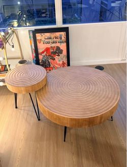 Round Nesting Coffee Table