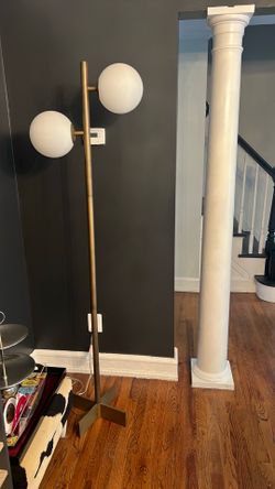 Gold modern lamp