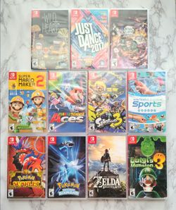 Nintendo Switch Games Mario, Pokemon and more READ DESCRIPTION