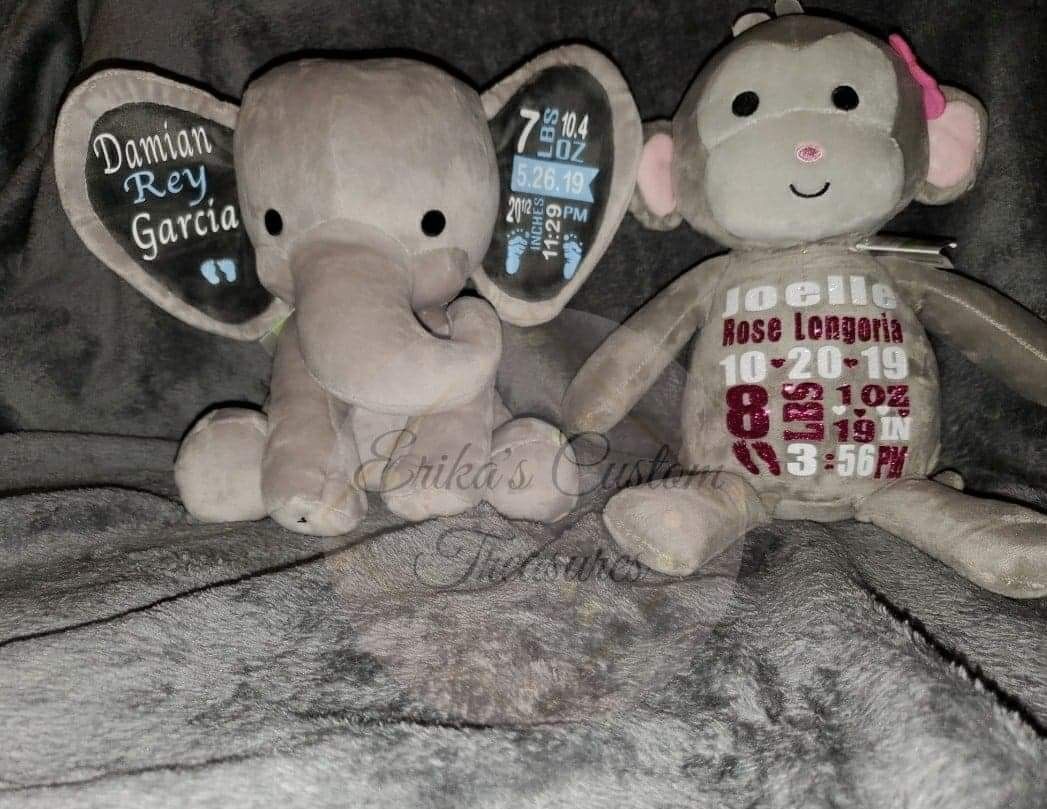 Personalized stuffed animals
