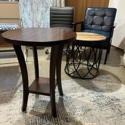 Various Wood Top End Tables