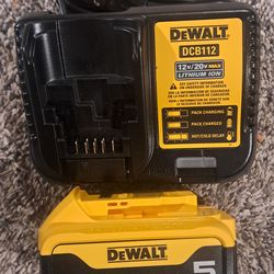 Dewalt 20v battery & charger the price is firm price