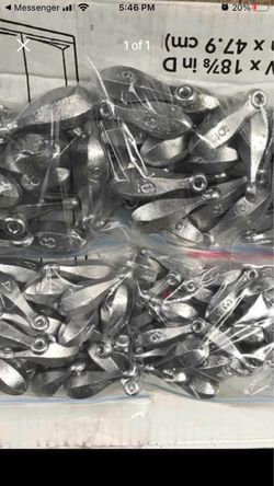 Fishing bank sinker leads 2,4,5,6,7,8oz