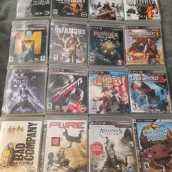 PS3 GAMES GOOD CONDITION PRICE IS FOR ALL