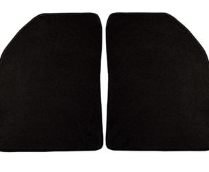 Coverking Custom Fit Front Floor Mats for Select Buick Skylark Models - Nylon Carpet (Black) Custom-tailored for your vehicle's front floorboards for