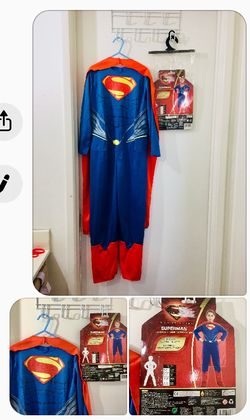 Superman Costume Size 8-10
