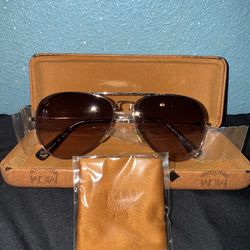MCM 101S-780 Sunglasses Rose Gold + Brown