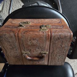 Antique Barber Box 