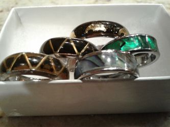 Rings, finger bands different sizes $5 each