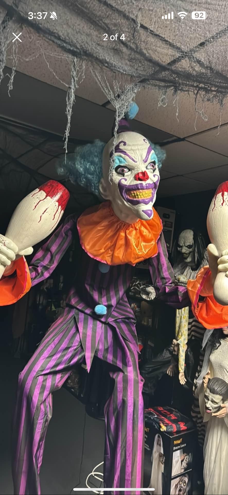 Spirit Halloween Clown Animatronic