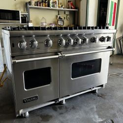 Viking 48”Wide all Gas Range Stove Stainless Steel 6 Burners 
