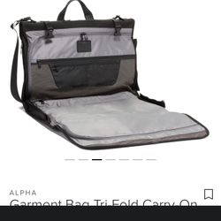 TUMI Tri-Fold Garment Bag Silver
