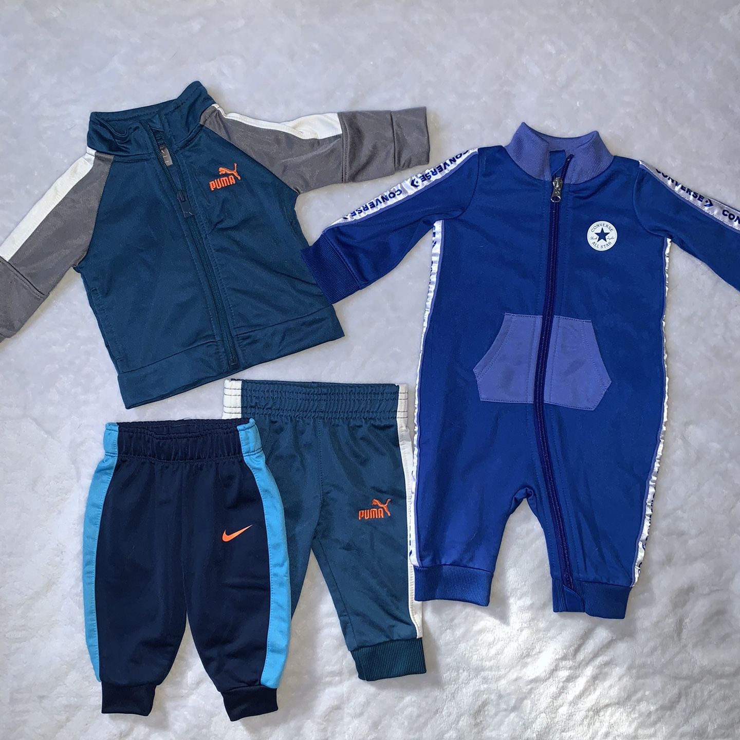 Puma Tracksuit Set, Converse Tracksuit Onesie, Nike Tracksuit Joggers for Sale in Quinta, CA - OfferUp