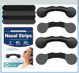 Nasal Strips 30-Day Supply Sleep and Sport
