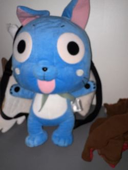 Fairy Tail Happy Plush Backpack Large Funimation Anime Plush