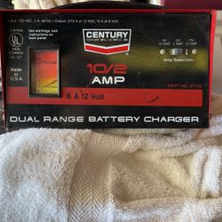 Century Dual Range Battery Charger 10/2 Amp