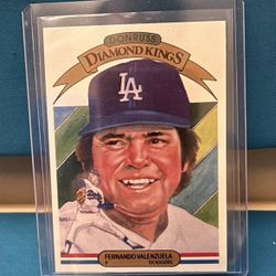 Fernando Valenzuela Star Baseball Card - 1982 Donruss Diamond Kings #1