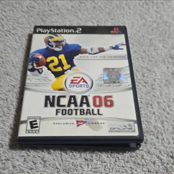 NCAA 06 Football – PlayStation 2 PS2 – Complete with Case & Manual