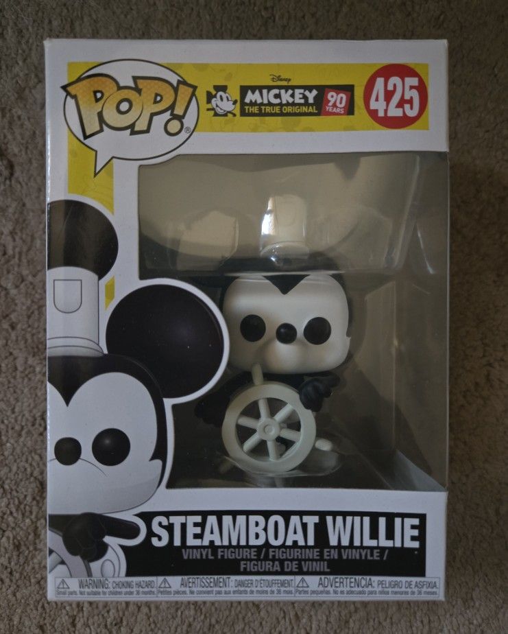 Funko POP! Mickey The True Original: Steamboat Willie