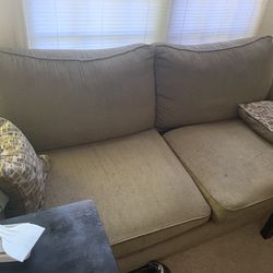 Brown Long Couch