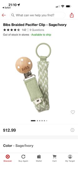 Pacifier holder