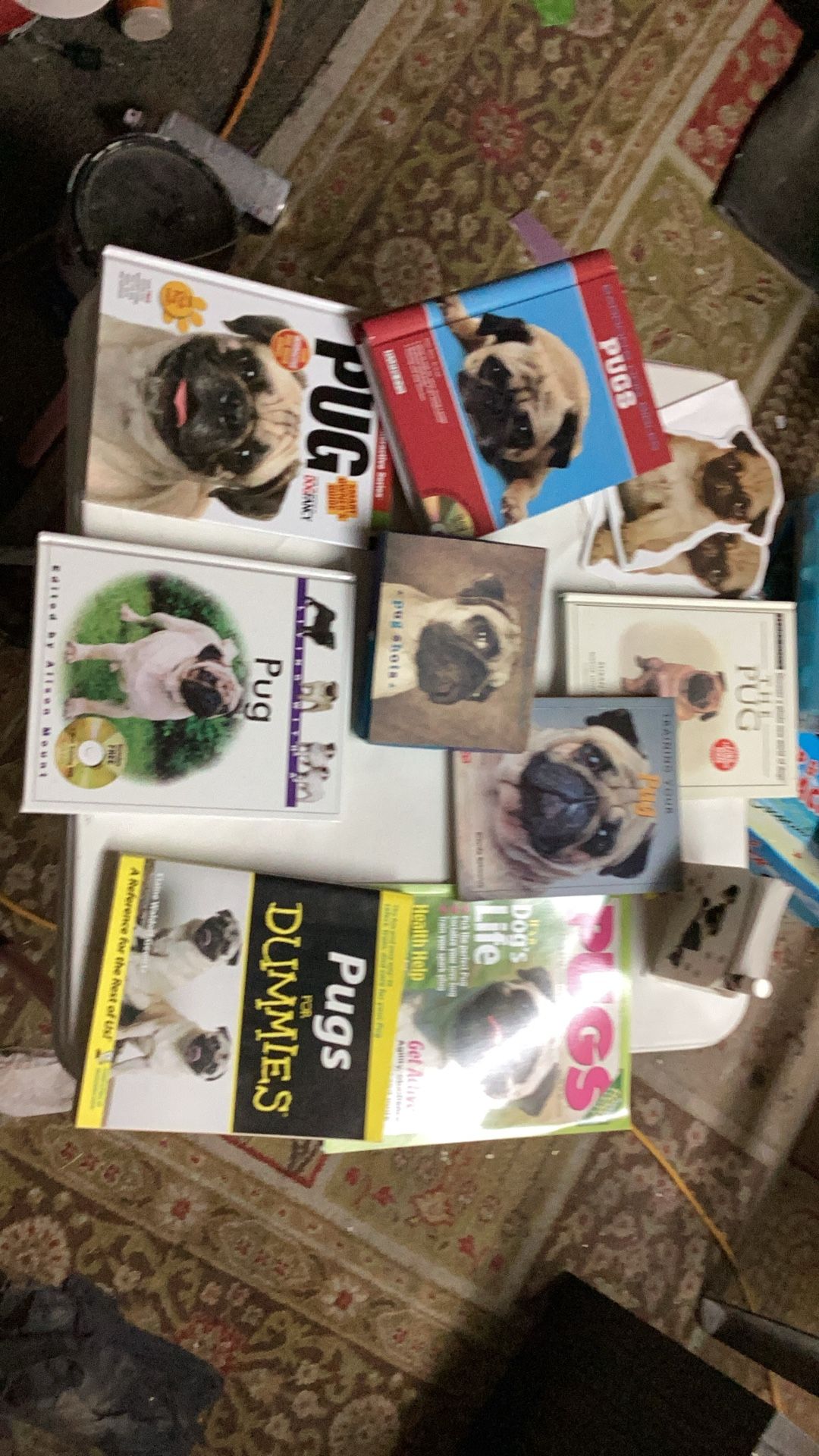Pug Book Lot, Pugs, Pug Training,