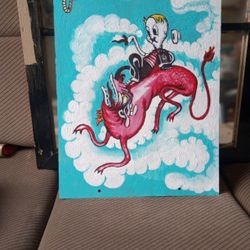 Primus Gig Poster Art Painted Metal Sign.