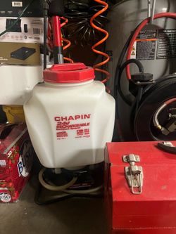 Chaplin 24v rechargeable backpack sprayer