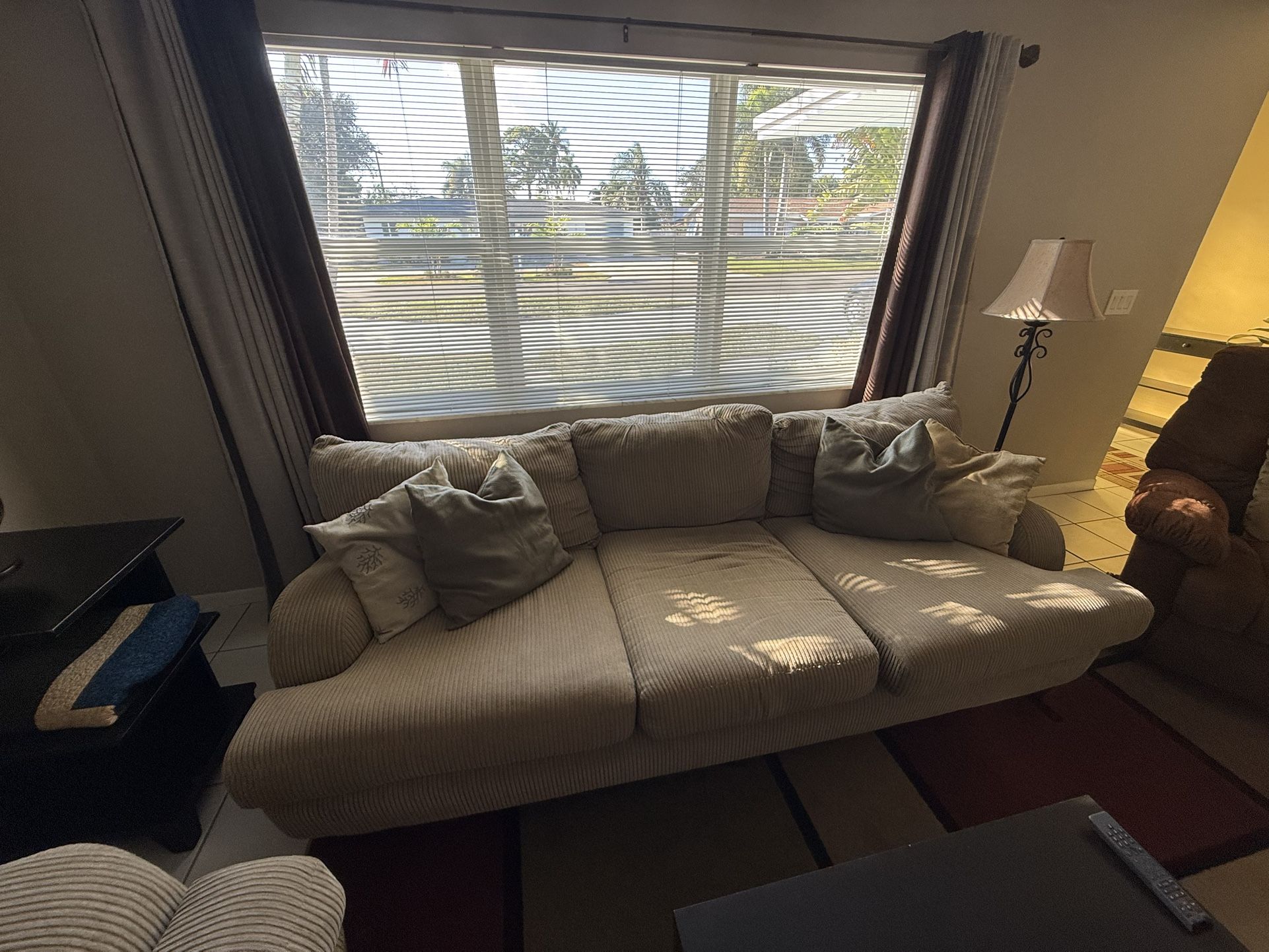 Couch And Loveseat - Deep Seated