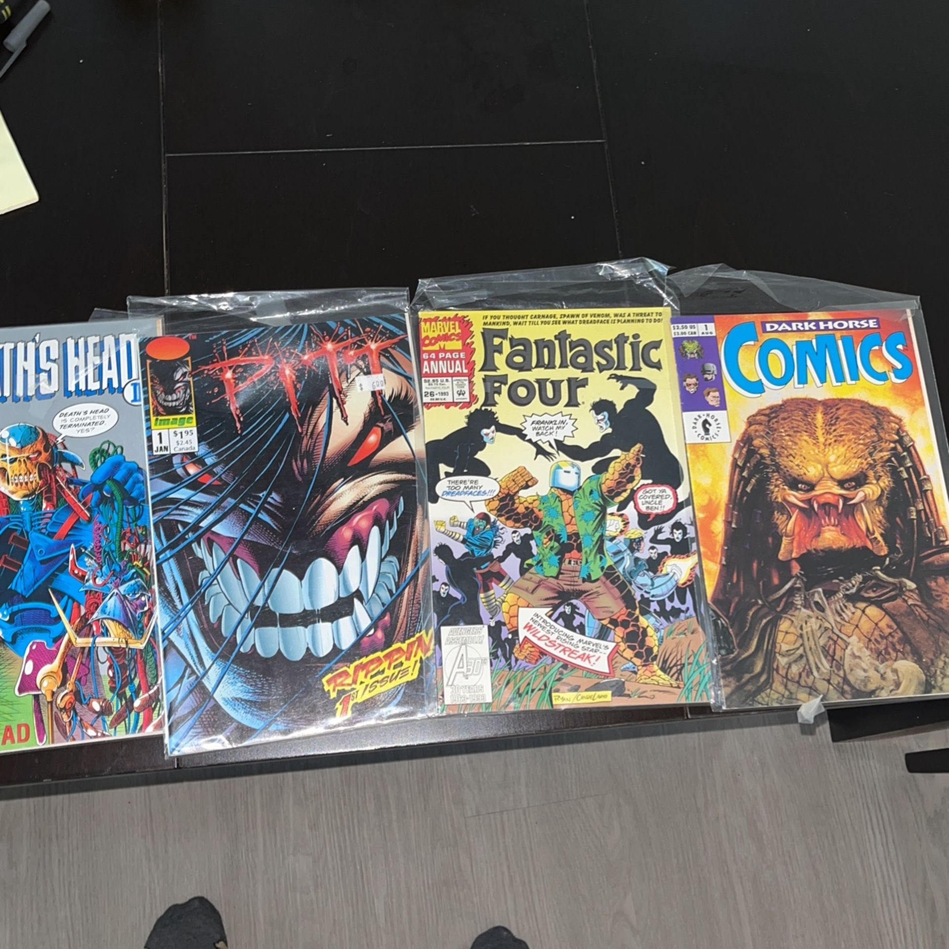 Comic Books Predator /Fantastic Four / Pitt Issue Number 1 /Deaths Head 2