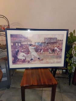 baseball painting