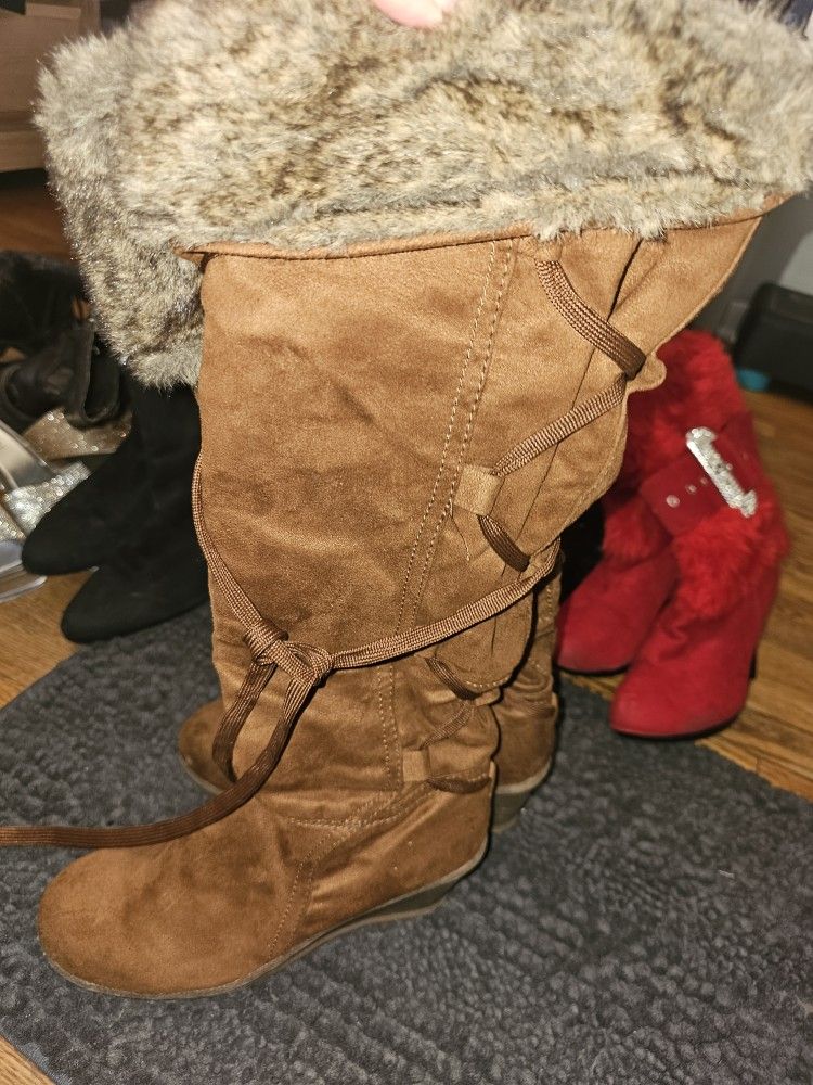 Womens Tan Boots