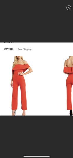  New With Tag! Red Jumpsuit!